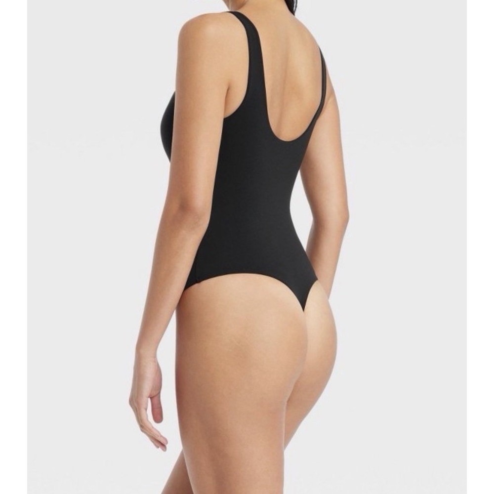 Auden Women's 4-Way Stretch Tank Bodysuit Beige Size  Large - NEW - Picture 11 of 12